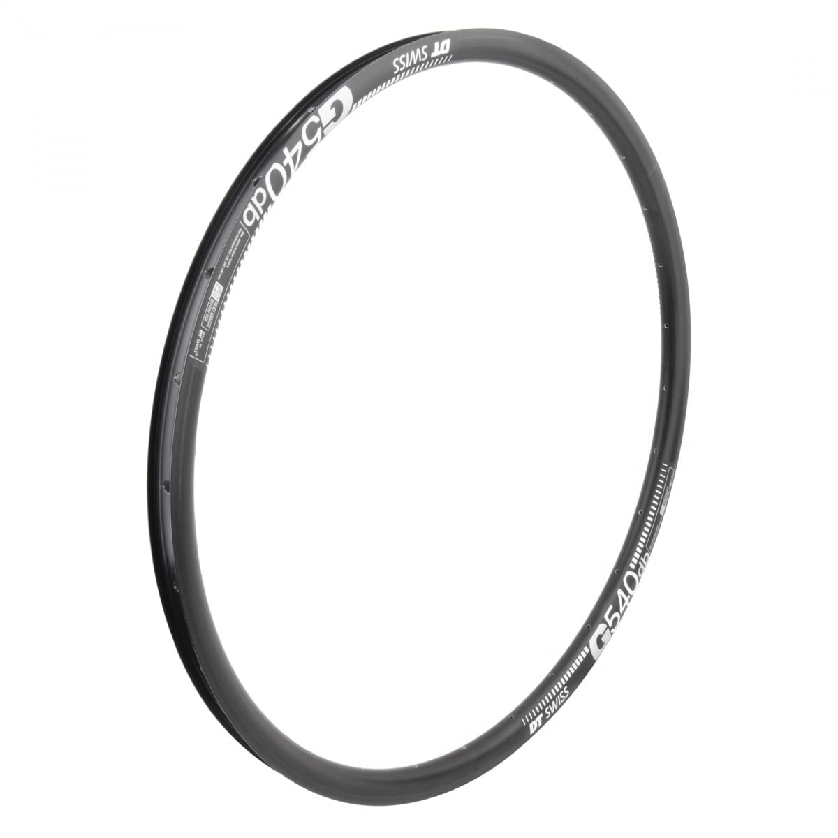 DT Swiss G 540 DB 28 hole Presta-drilled disc brake black - 29" / 700c