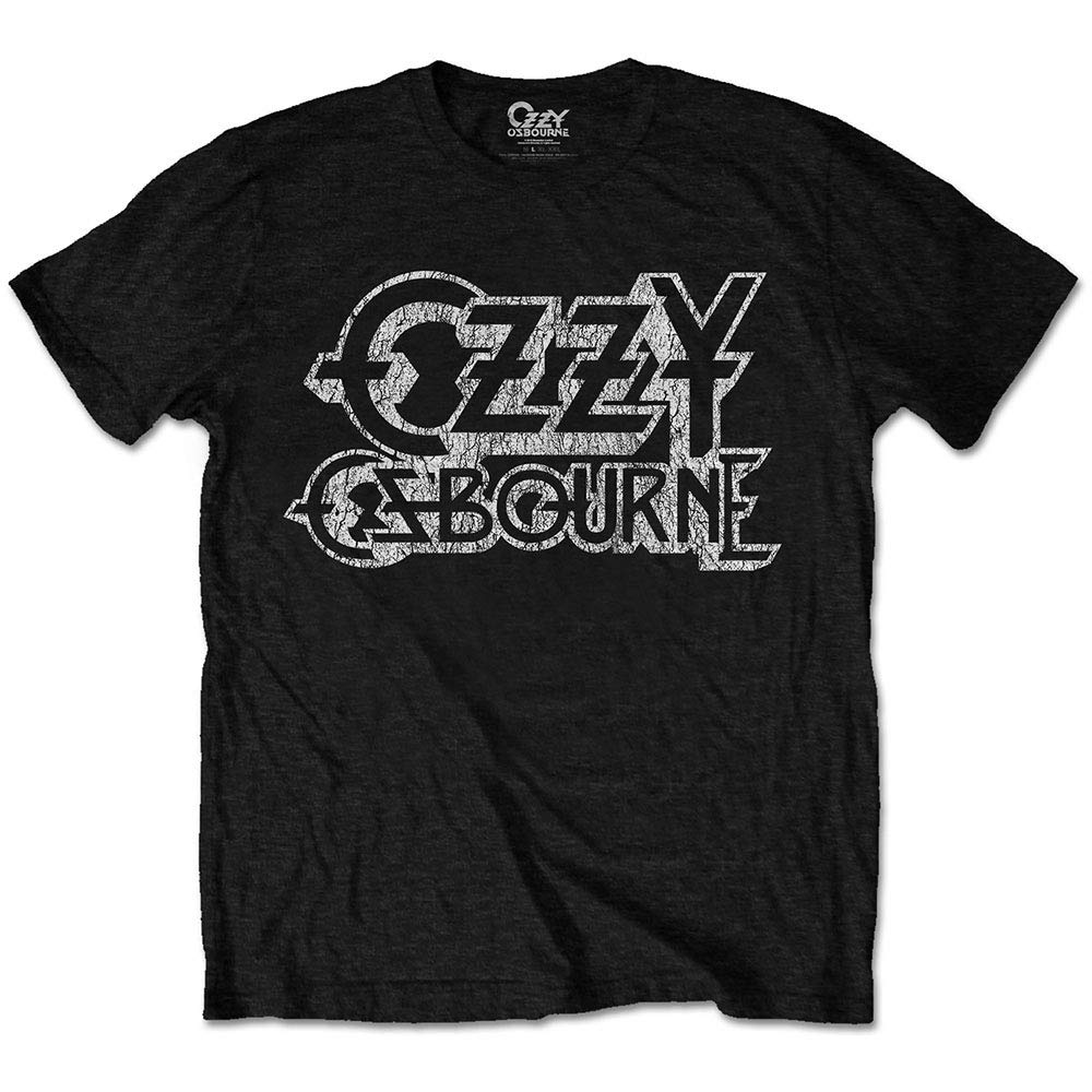 Ozzy Osbourne - Maglietta vintage da uomo, colore: Nero