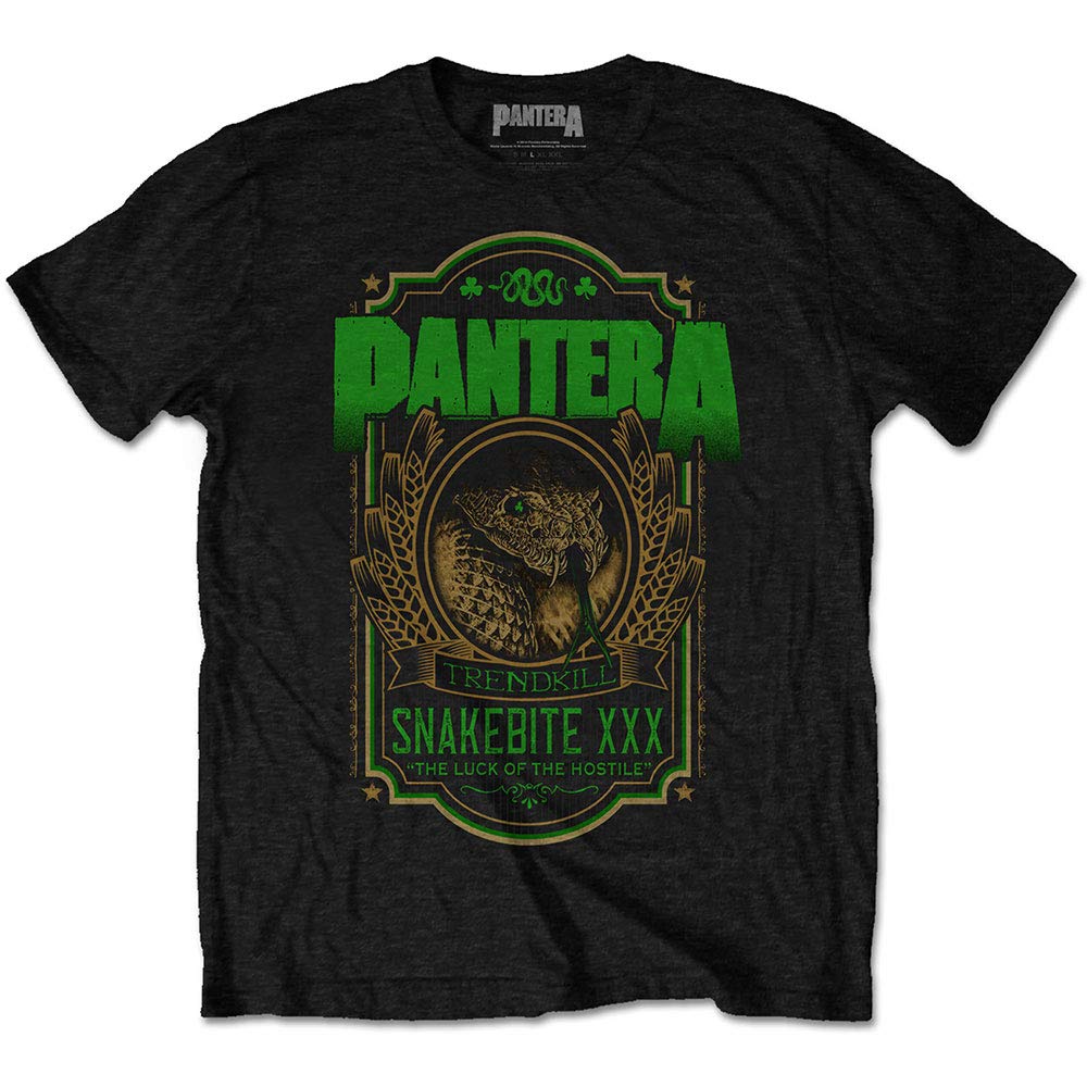 T-Shirt # L Unisex Black # Snakebite XXX Label