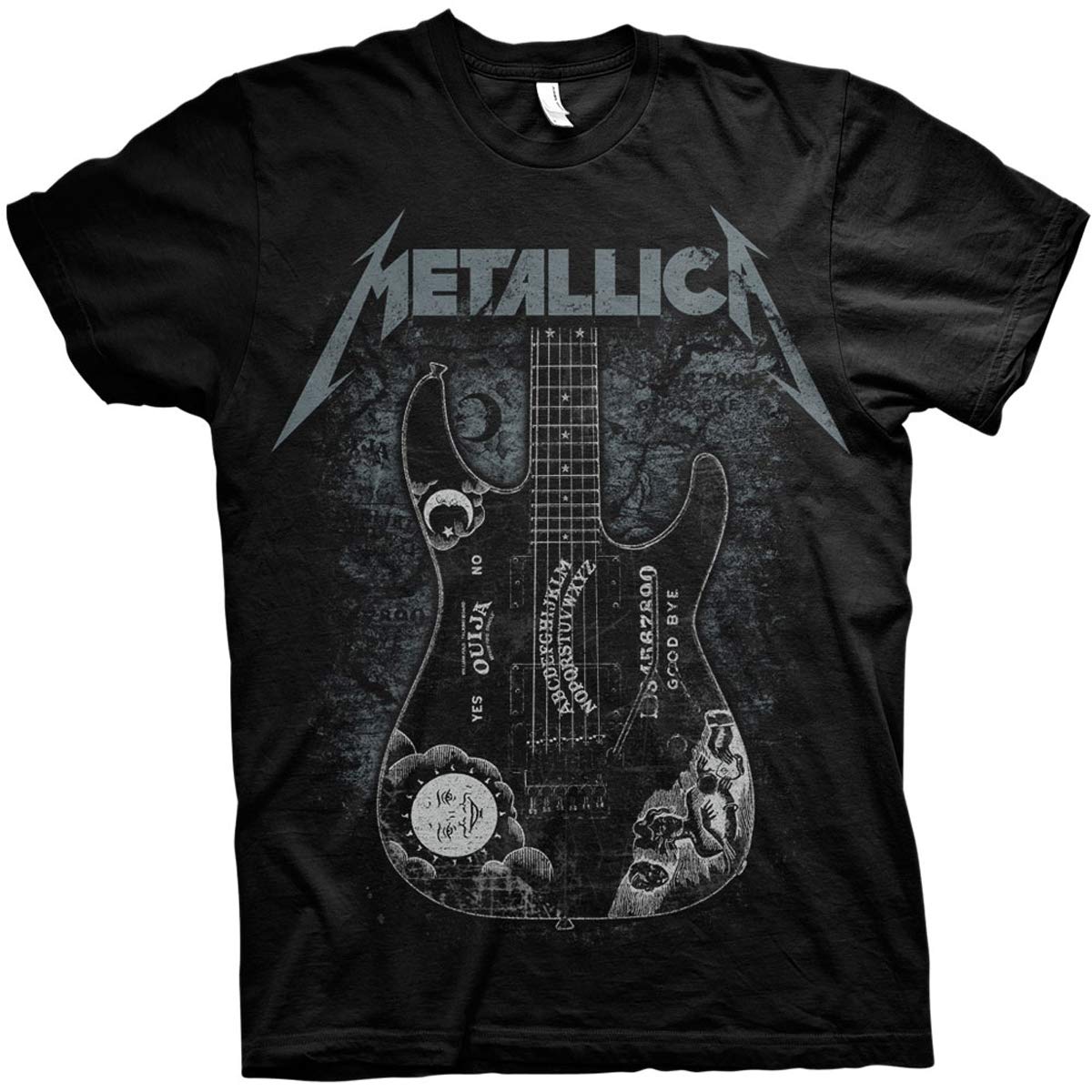 T-Shirt # M Unisex Black # Hammett Ouija Guitar