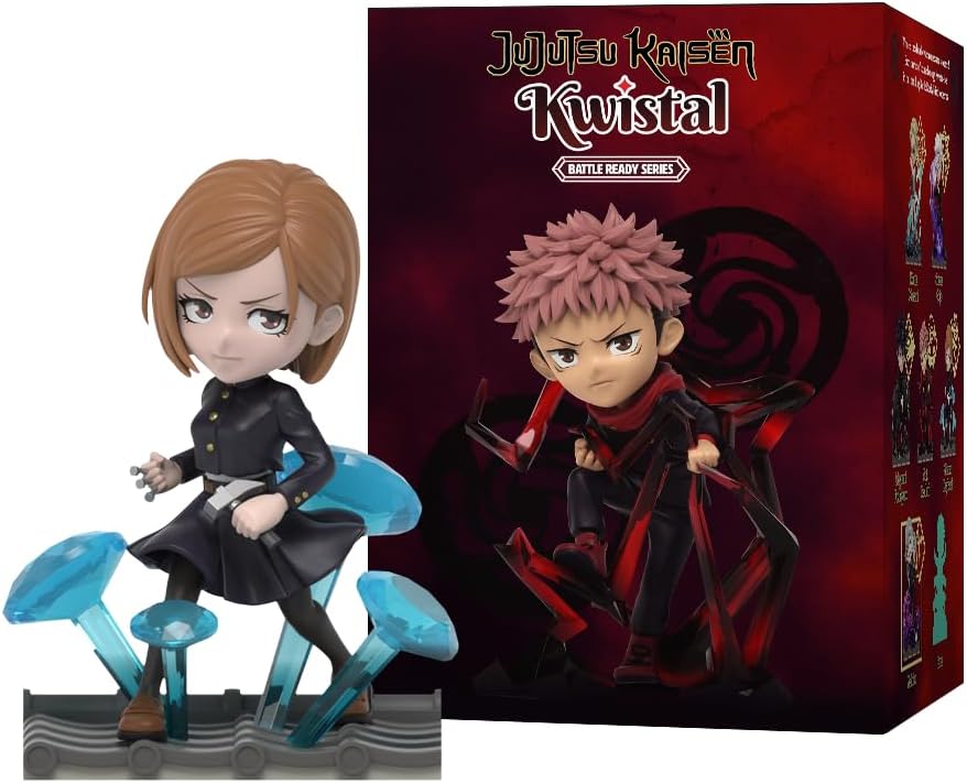 Mighty Jaxx Jujutsu Kaisen Kwistal Fwenz Battle Ready Series | Blind Box Toy Collectible Figurines | One Pack - Contains One Random Figure