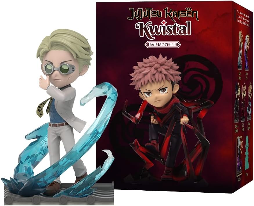 Mighty Jaxx Jujutsu Kaisen Kwistal Fwenz Battle Ready Series | Blind Box Toy Collectible Figurines | One Pack - Contains One Random Figure