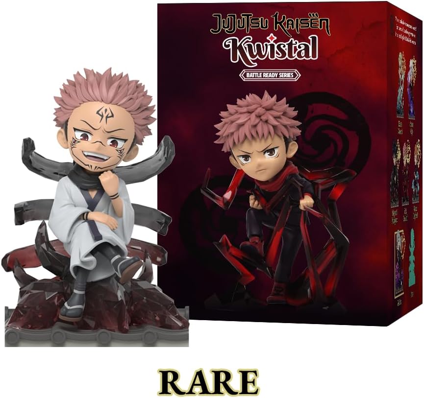 Mighty Jaxx Jujutsu Kaisen Kwistal Fwenz Battle Ready Series | Blind Box Toy Collectible Figurines | One Pack - Contains One Random Figure