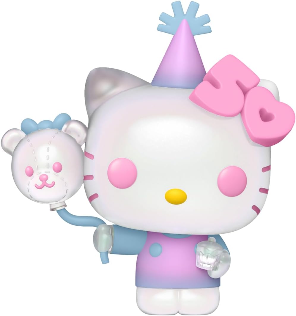 Funko Pop! Sanrio: Hello Kitty 50th - Hello Kitty With Balloons - Collectable Vinyl Figure - Gift Idea - Official Merchandise - Toys for Kids & Adults - Anime Fans - Model Figure for Collectors
