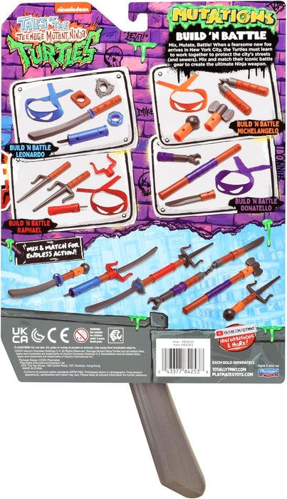 Tales of Teenage Mutant Ninja Turtles: Build N Battle Leonardo Katana Sword. Ninja Reveal Playset. Create Countless Combinations!
