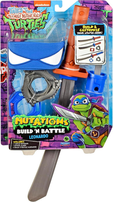 Tales of Teenage Mutant Ninja Turtles: Build N Battle Leonardo Katana Sword. Ninja Reveal Playset. Create Countless Combinations!