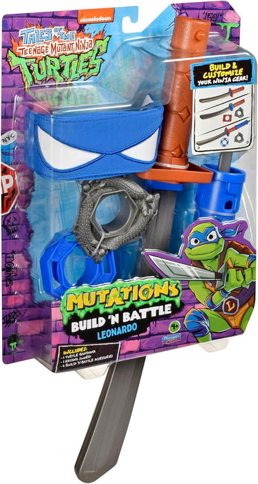 Tales of Teenage Mutant Ninja Turtles: Build N Battle Leonardo Katana Sword. Ninja Reveal Playset. Create Countless Combinations!