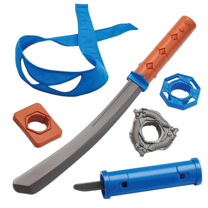 Tales of Teenage Mutant Ninja Turtles: Build N Battle Leonardo Katana Sword. Ninja Reveal Playset. Create Countless Combinations!