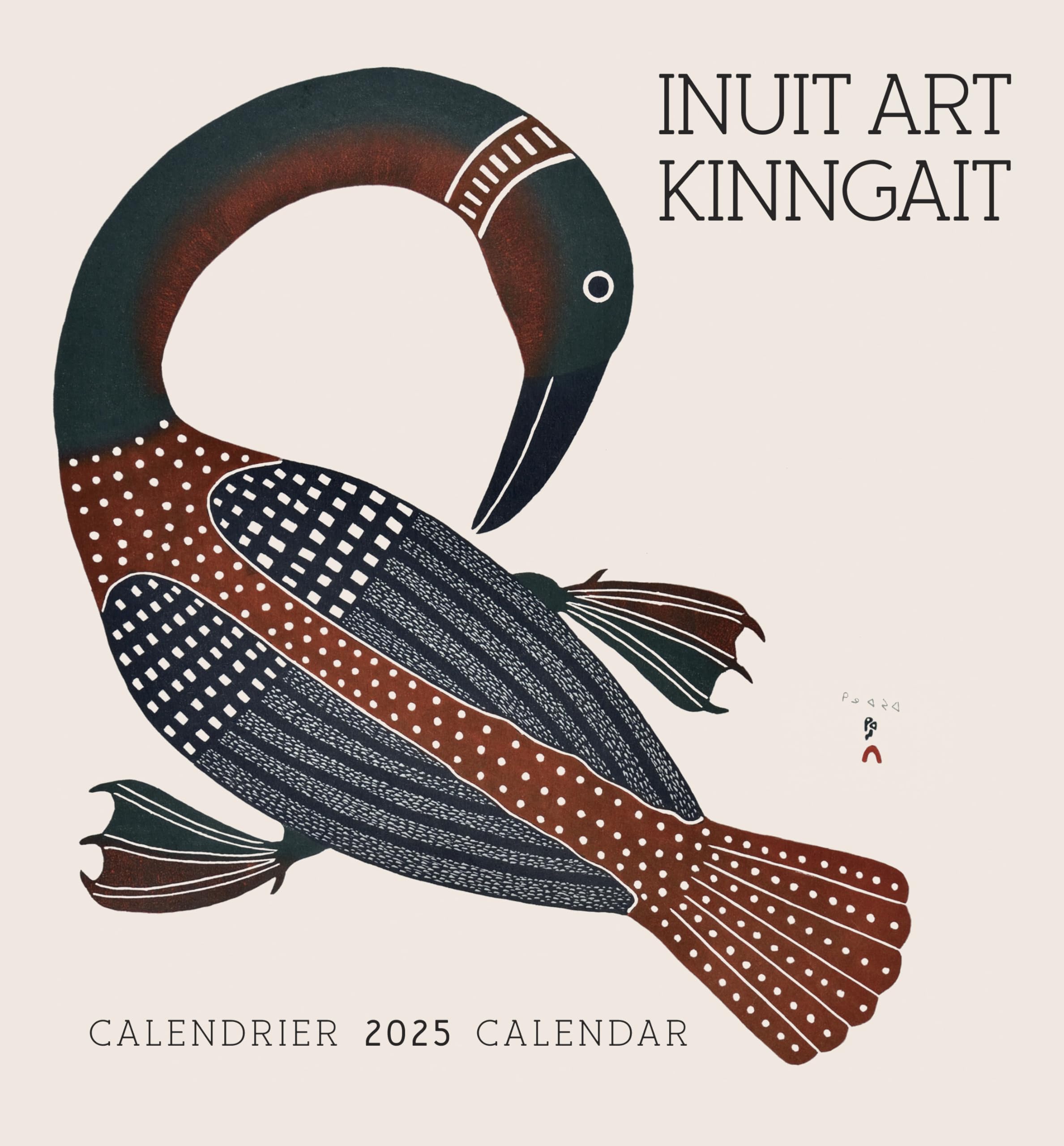 Inuit Art Kinngait Mini Wall Calendar 2025