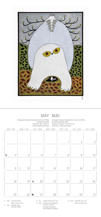 Inuit Art Kinngait Mini Wall Calendar 2025