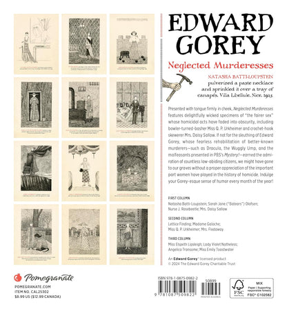 Edward Gorey Neglected Murderesses 2025