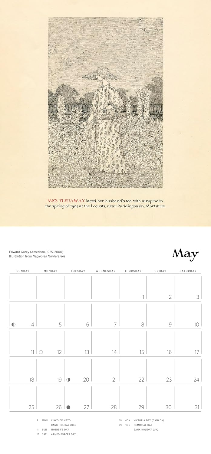 Edward Gorey Neglected Murderesses 2025
