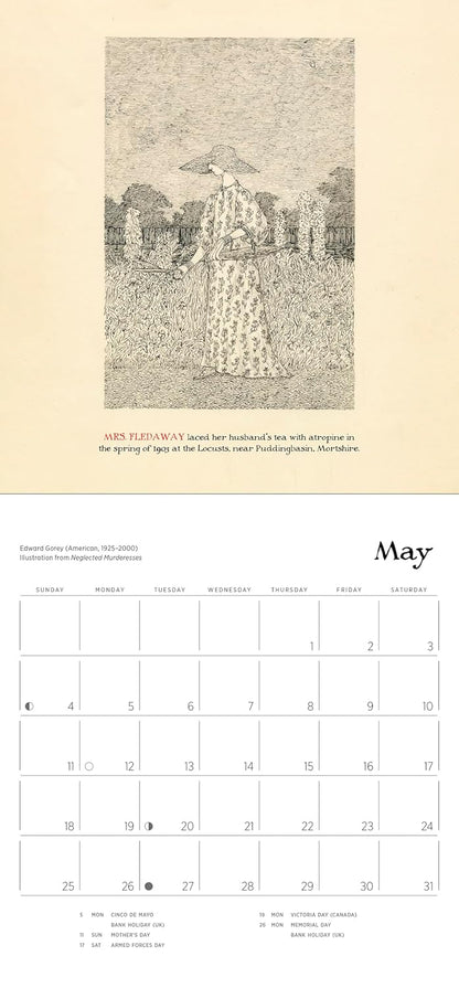 Edward Gorey Neglected Murderesses 2025