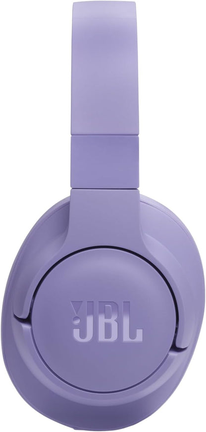 JBL Tune 720BT Wireless Over-Ear Headphones, with JBL Pure Bass Sound, Bluetooth 5.3, Hands-Free Calls, Audio Cable and 76-Hour Battery Life, in Purple