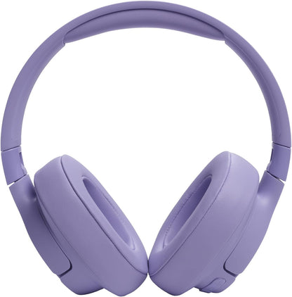 JBL Tune 720BT Wireless Over-Ear Headphones, with JBL Pure Bass Sound, Bluetooth 5.3, Hands-Free Calls, Audio Cable and 76-Hour Battery Life, in Purple
