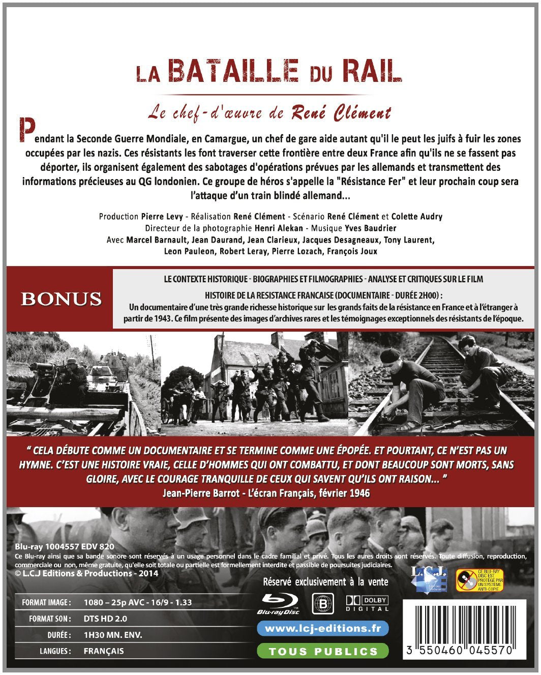 La Bataille du Rail - Blu Ray