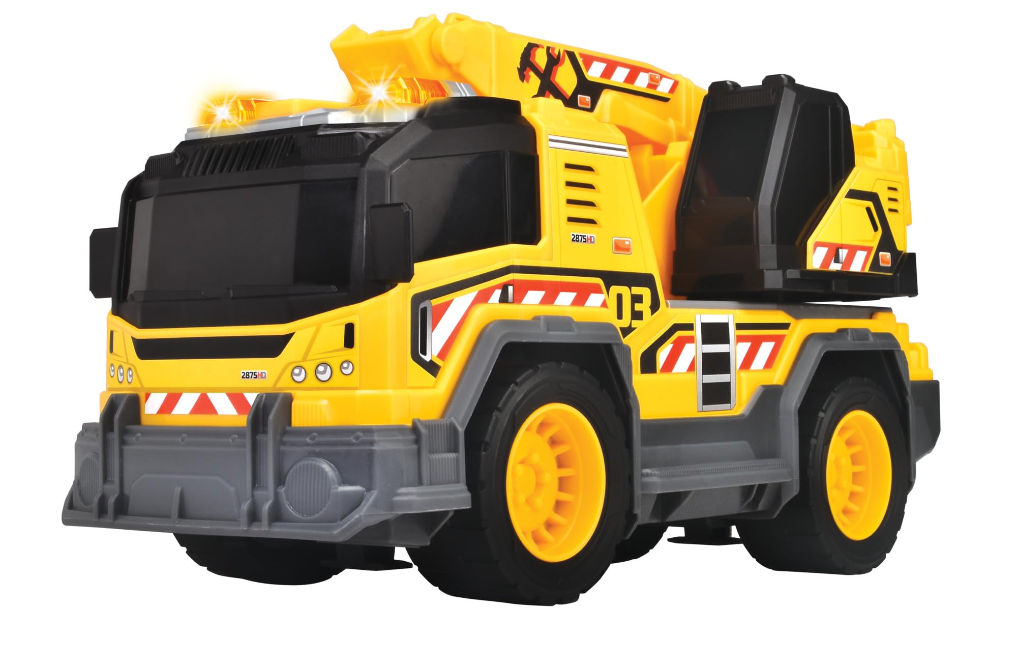 Dickie Toys - Excavator Truck (30 cm) - großer Bagger-LKW ab 3 Jahre mit 360°-Arm für Kinderzimmer & Sandkasten - Auto-Spielzeug für Kinder mit Licht & Sound, inkl. Batterien