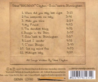 Goin´ Back to Birmingham (Blues & Boogie