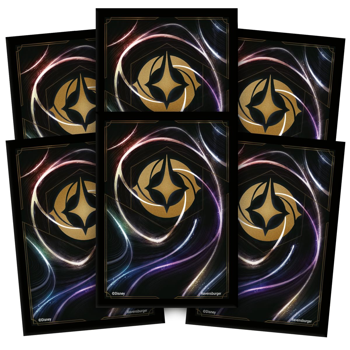 Ravensburger Disney Lorcana TCG Trading Adults and Kids 8 Years Up - 65 Protective Card Sleeves - Set 5: Shimmering Skies