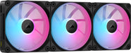 Corsair iCUE LINK LX120 RGB 120mm PWM Fans Triple Pack – Dual Light Loops – Includes iCUE LINK System Hub AirGuide Technology – Black 3 x 120mm Black