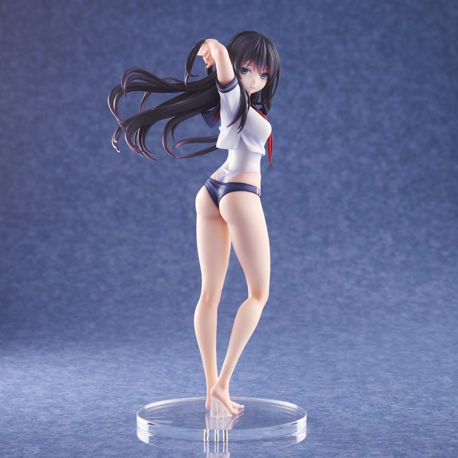 Coffee Kizoku Illustration Statue PVC Rika Shiramine 26 cm
