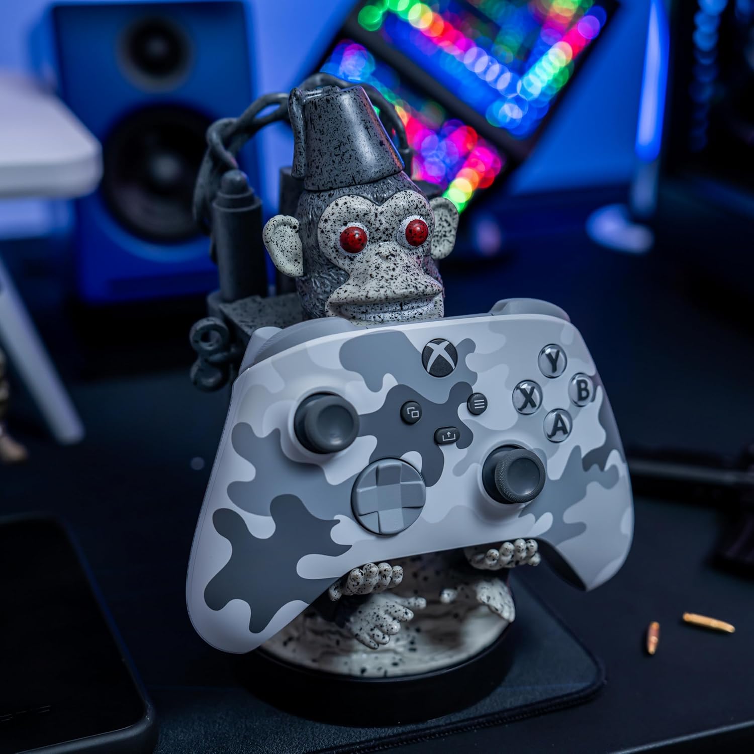 Cable Guys - Call of Duty Toasted Monkey Bomb Gaming Accessories Holder & Phone Holder for Most Controller (Xbox, Play Station, Nintendo Switch) & Phone