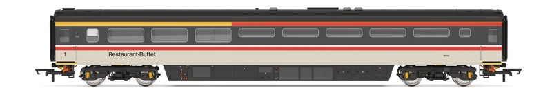 Hornby R40237 BR Intercity, Mk3 Trailer Restaurant First Buffet, 40733-Era 8 Railway-Rolling Stock Coach Packs, Grey