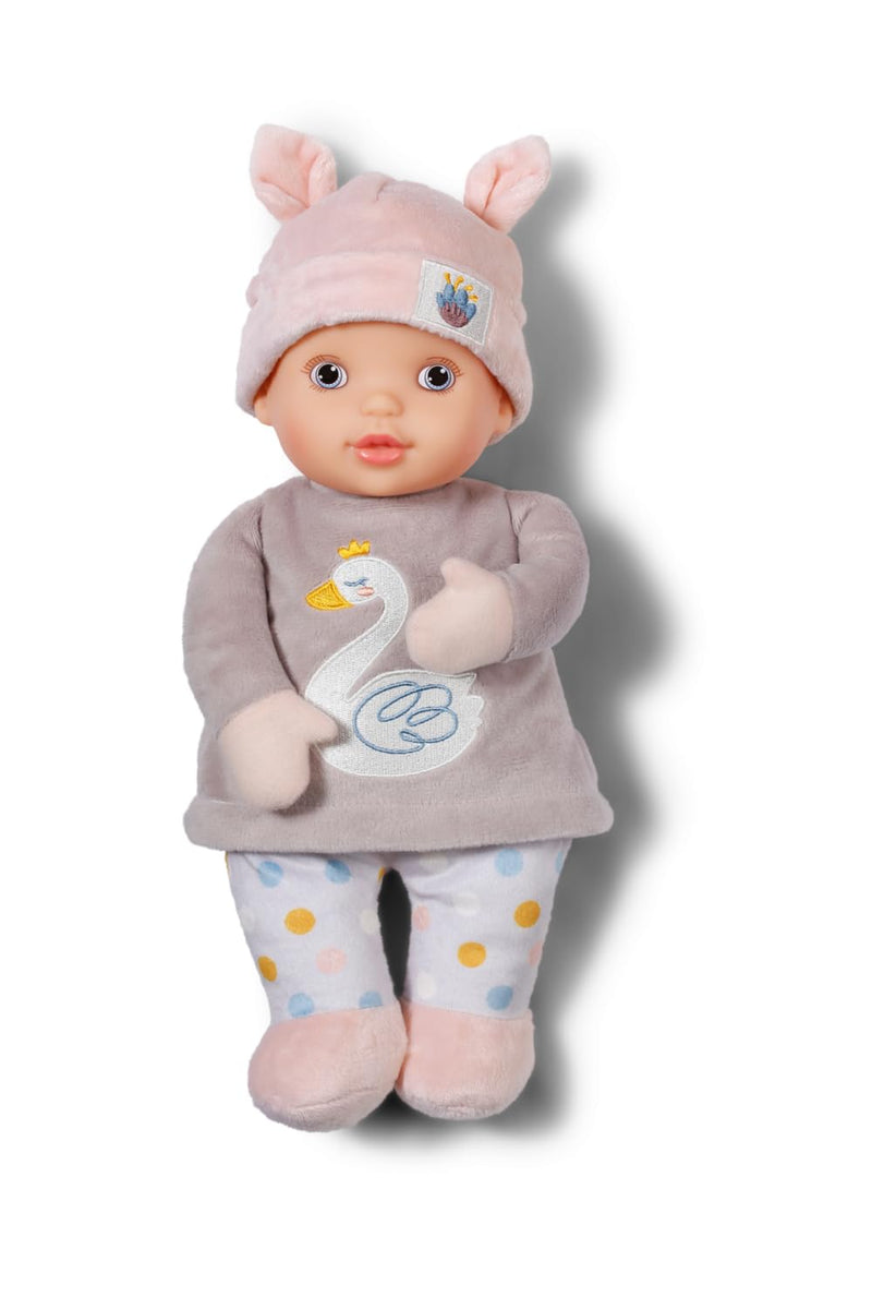 Baby Annabell for babies Sweetie Mauve, Soft 30cm Tall Fabric Doll with Integrated Rattle, For Newborns, 710715 Zapf Creation