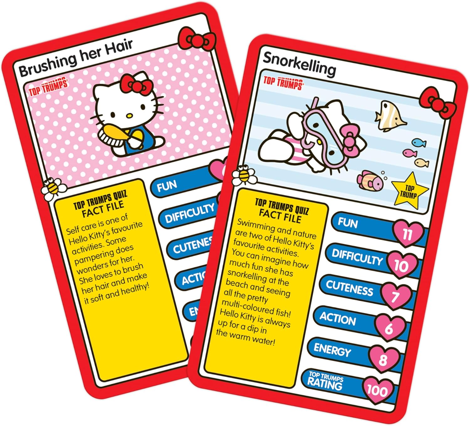 Top Trumps Hello Kitty Specials Card Game Discover Play With Hello Kitty and Discover All of Her Favourite Hobbies Educational Gift for Ages 6 Plus