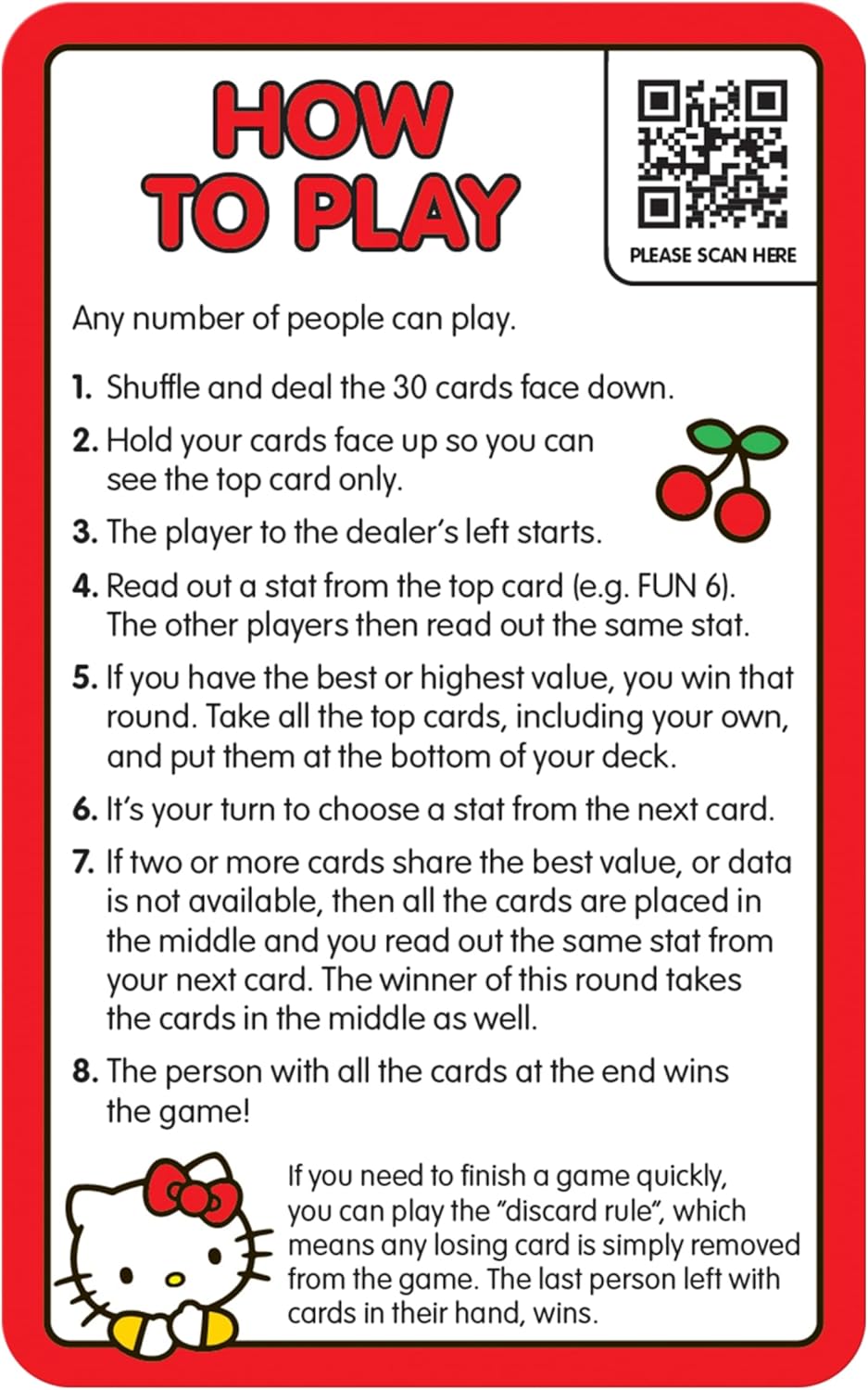 Top Trumps Hello Kitty Specials Card Game Discover Play With Hello Kitty and Discover All of Her Favourite Hobbies Educational Gift for Ages 6 Plus