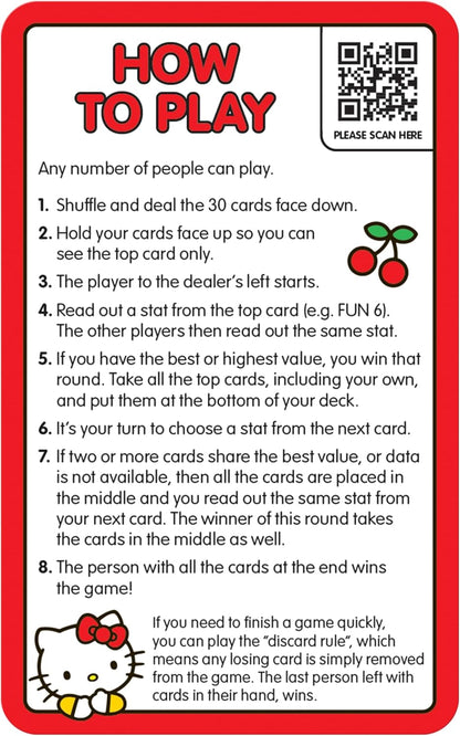 Top Trumps Hello Kitty Specials Card Game Discover Play With Hello Kitty and Discover All of Her Favourite Hobbies Educational Gift for Ages 6 Plus
