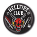 Stranger Things (Hellfire Club Black) 25Mm Badge