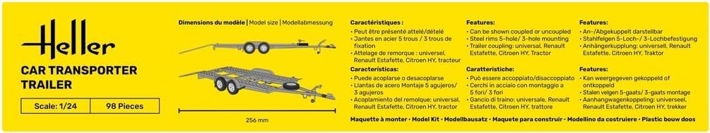 Heller 80774 Plastikmodellbausatz, Unlackiert