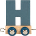 small foot letter trein Polar H van hout, kan individueel worden gecombineerd, om te versieren en cadeau te geven, 12578