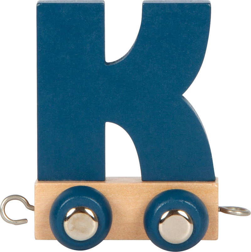 small foot Buchstabenzug Polar K aus Holz, Holzzug individuell kombinierbar, zum Dekorieren und Verschenken, 12581