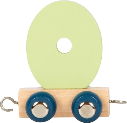 small foot Buchstabenzug Polar O aus Holz, Holzzug individuell kombinierbar, zum Dekorieren und Verschenken, 12585