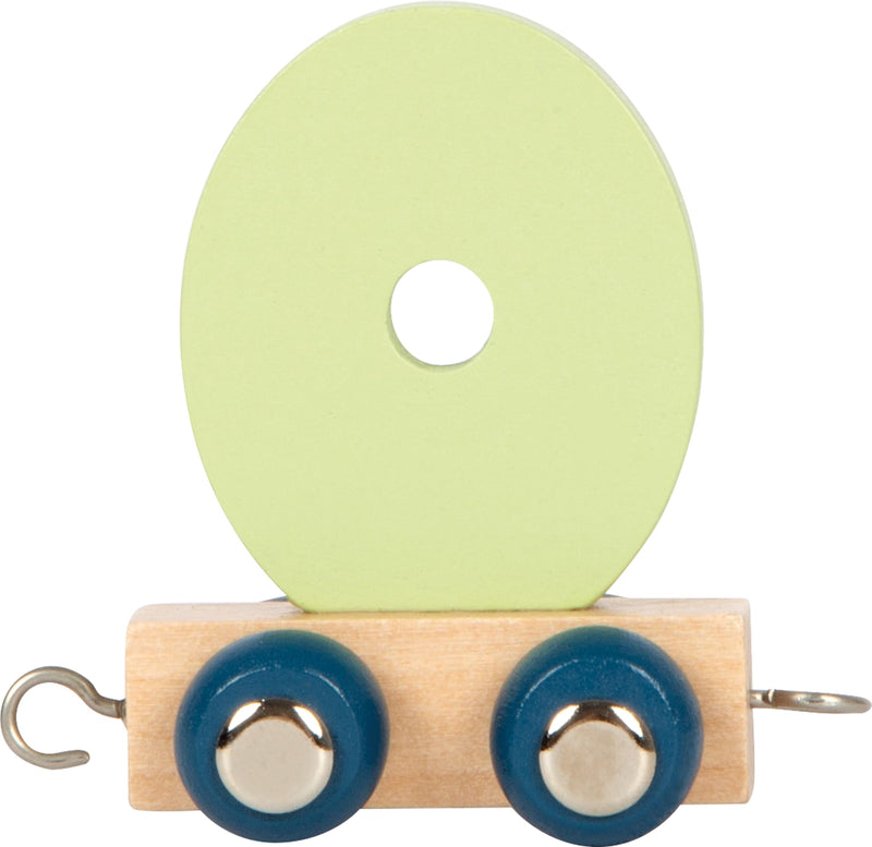 small foot Buchstabenzug Polar O aus Holz, Holzzug individuell kombinierbar, zum Dekorieren und Verschenken, 12585