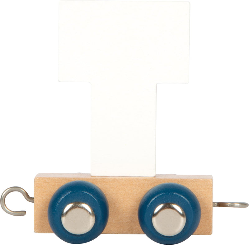 small foot Buchstabenzug Polar T aus Holz, Holzzug individuell kombinierbar, zum Dekorieren und Verschenken, 12590