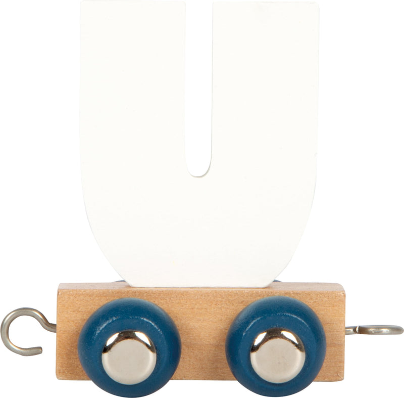 small foot Buchstabenzug Polar U aus Holz, Holzzug individuell kombinierbar, zum Dekorieren und Verschenken, 12591