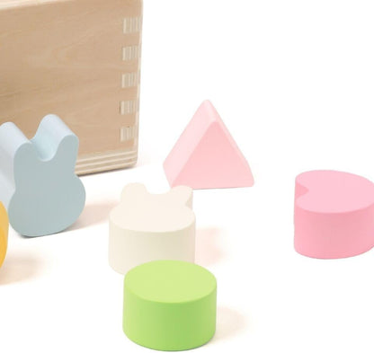 Classic World Arranging Mara Shape Wooden Shorter for Children