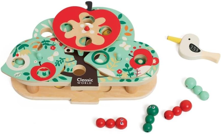 Classic World Doctor 13 gioco di cattura di parole in legno, 13 pezzi