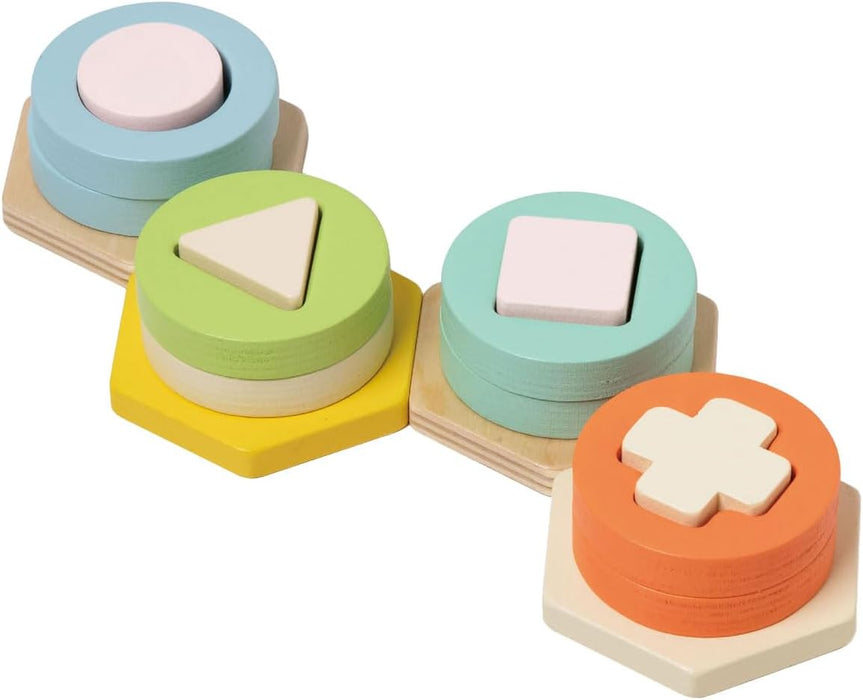 Classic World - Classic World Houten Vormen Matchen Spel