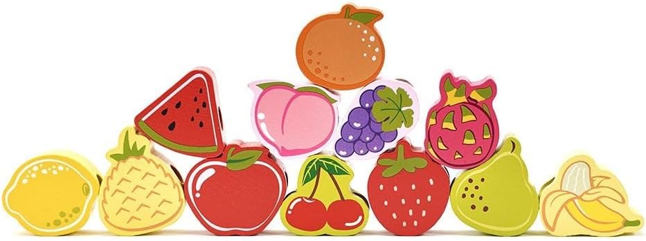 Classic World - Classic World Houten Rijgkralen Fruit 13dlg.