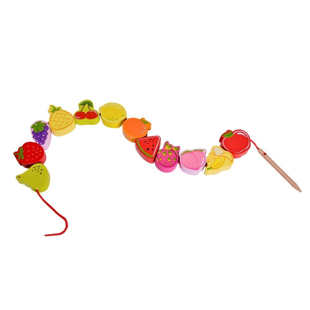 Classic World - Classic World Houten Rijgkralen Fruit 13dlg.