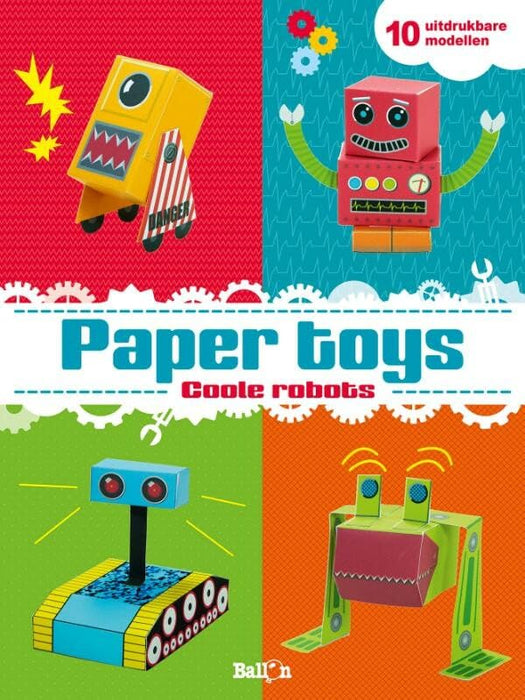 Coole robots: 10 uitdrukbare modellen (Paper toys