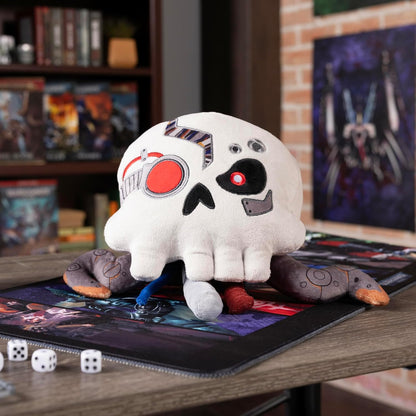Warhammer 40 000 jouets en peluche à collectionner – Peluche tête de mort servo – Peluche douce et spongieuse – Peluche mignonne sous licence officielle de Warhammer 40 000 miniatures classiques – 28