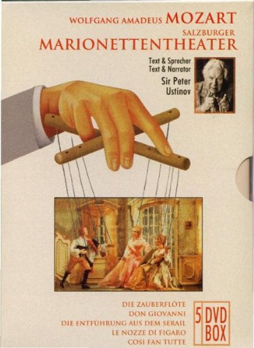 Mozart - Salzburger Marionettentheater / Die Zauberflöte / Don Giovanni / Die Entführung aus dem Serail / Le Nozze di Figaro / Cosi fan Tutte - Box