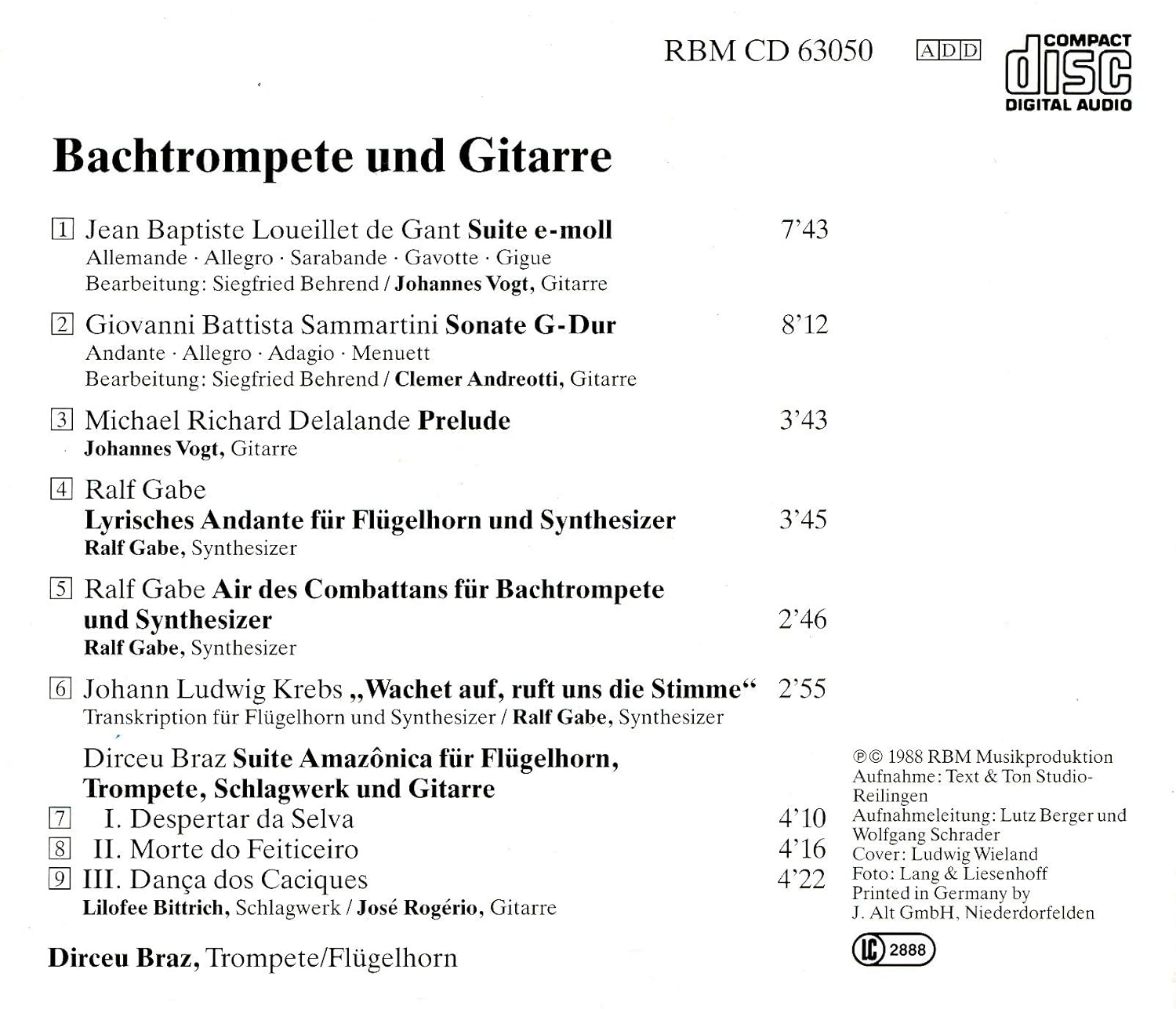 Bachtrompete Und Gitarre