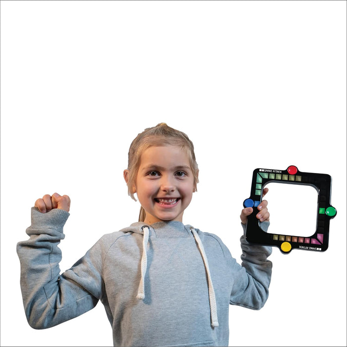 Snake Attack - Handheld Electronic Light up Game. 3 Game Play Modes. On the go fun! Addictive fidget toy!, Black