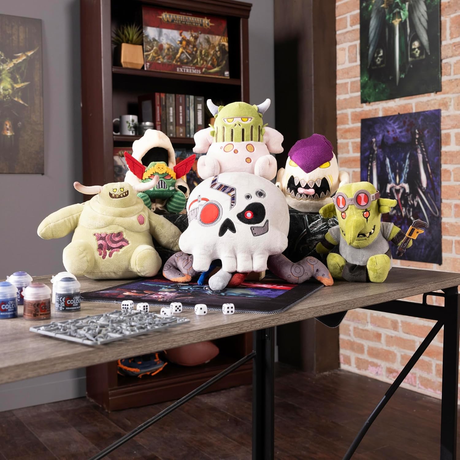 Warhammer 40.000 peluche da collezione - Peluche Ripper - Peluche morbido e soffice - Licenza ufficiale Cute Plushies of Classic Warhammer 40.000 Miniature - 16,5 cm